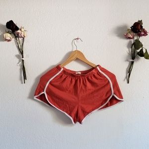 Brandy Melville Red Lisette Shorts